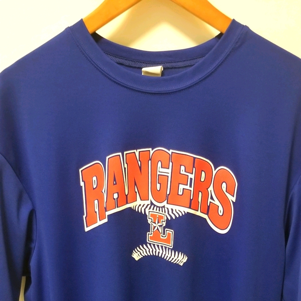Texas Rangers T Shirt by C2 Sport Large